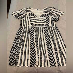 Old Navy Jacquard Mini Swing Dress